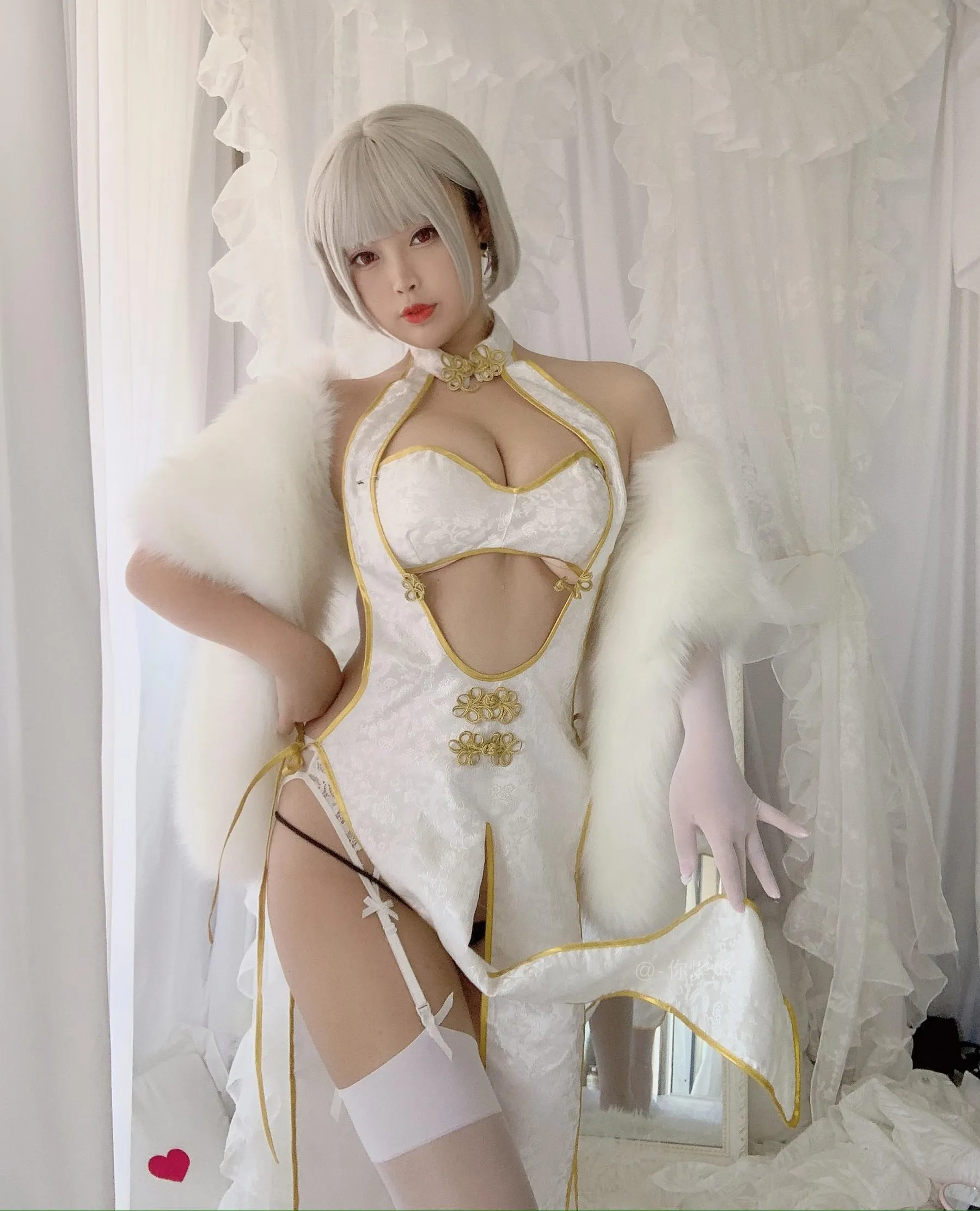 白烨 – NO.12 白旗袍 [41P]插图1